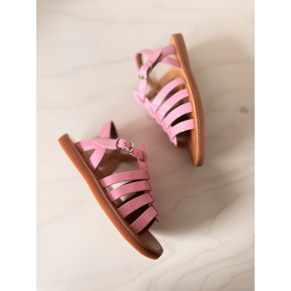POM D'API - Plagette Strap Vernis - Candy Roze