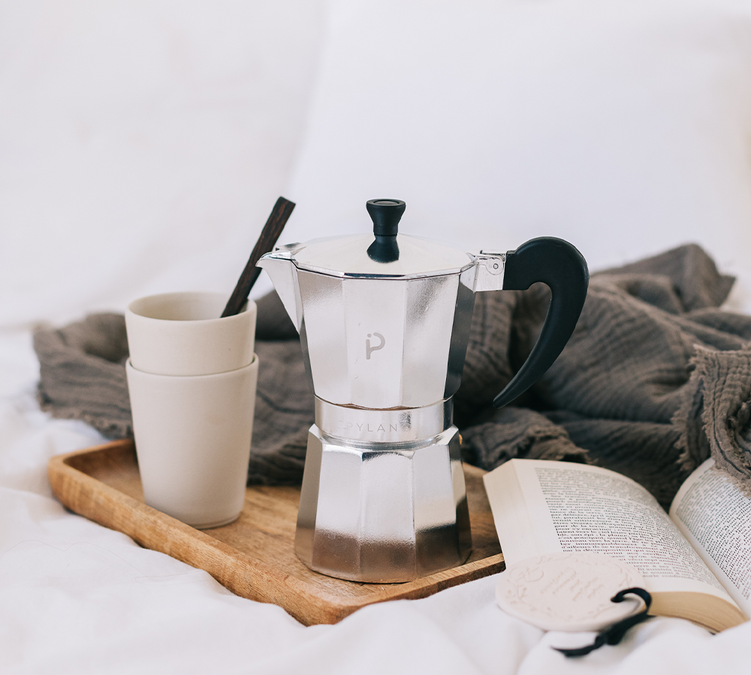 Cafetière italienne - Duna - 9 tasses / 45 cl + offre cadeau - PYLANO