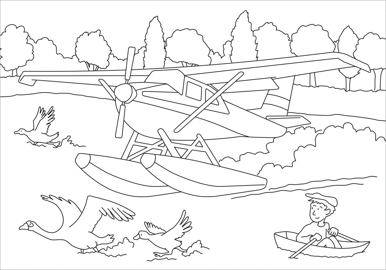 Metallic-Sticker Malbuch. Flugzeuge