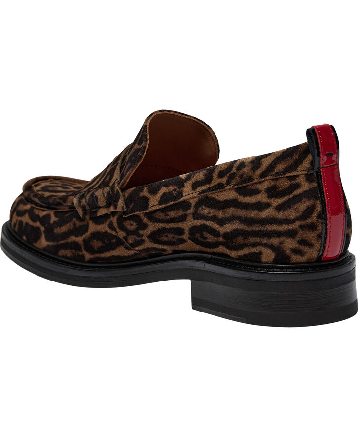 Billi Bi Sko - A8446 Leopardo suede/red  545
