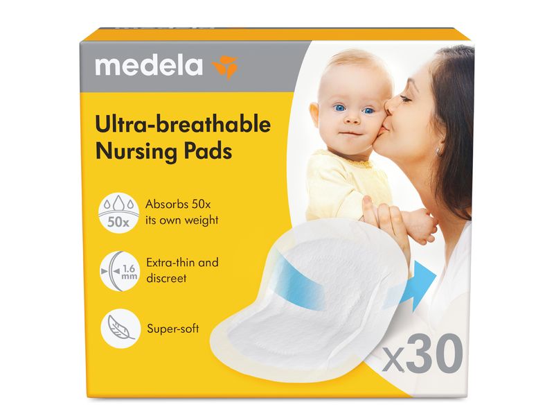 MEDELA Ultra-atmungsaktive Stilleinlagen 30 Stück Einweg-Stilleinlagen für optimale Luftzirkulation