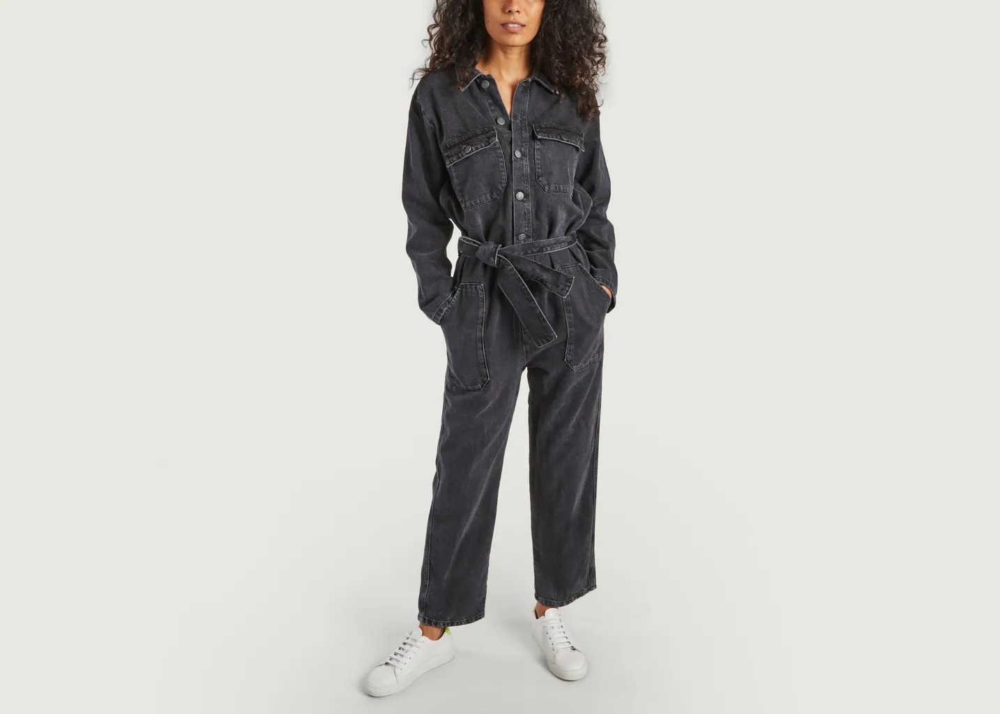 Combinaison manches longues en denim Yopday American Vintage