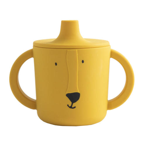 Tasse d'apprentissage en silicone Mr. Lion - Jaune - TRIXIE