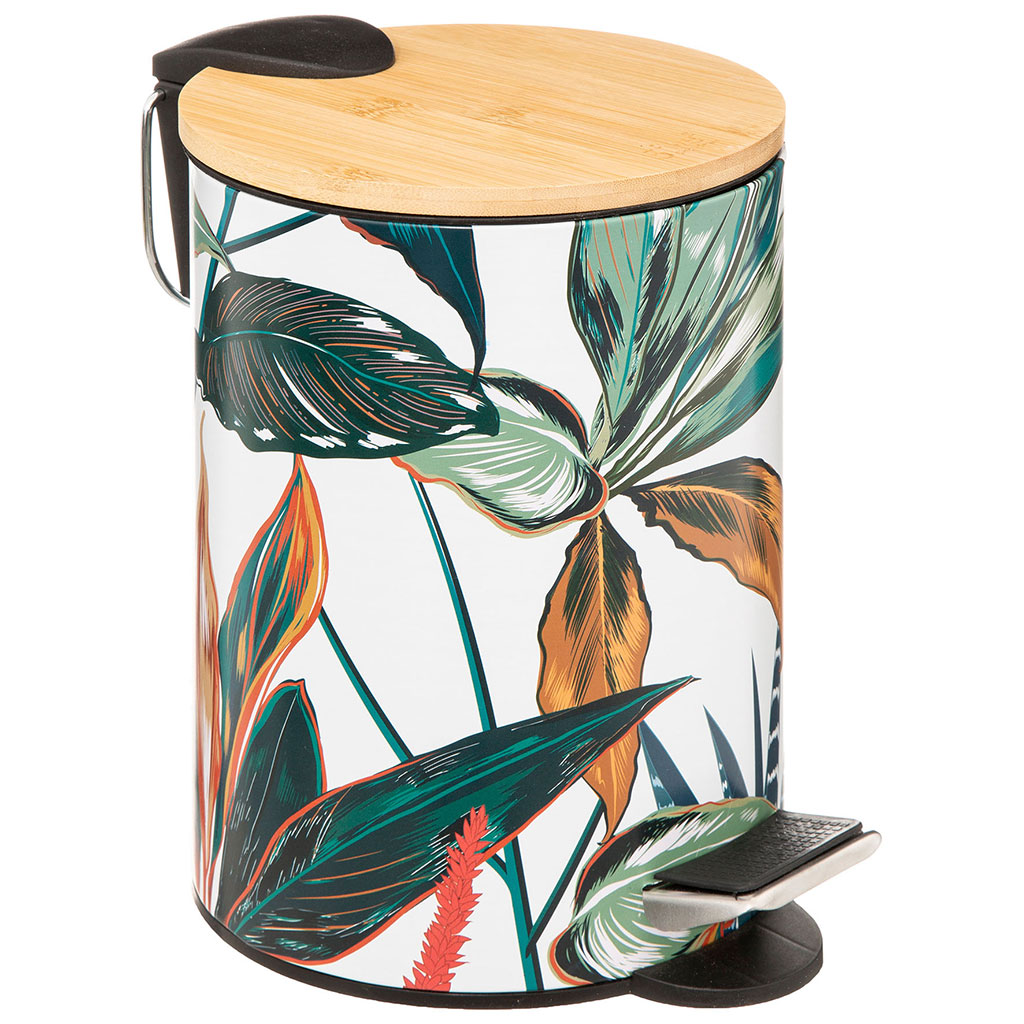 Poubelle salle de bain métal  PALAWAN 3L