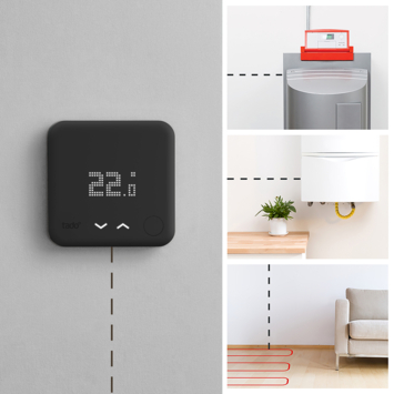 Tado Starters Kit Thermostaat V3+ Bedraad Zwart