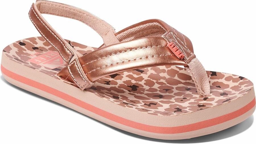 Reef Slippers Little Ahi Cheetah RF002199CEE Roze 28 29