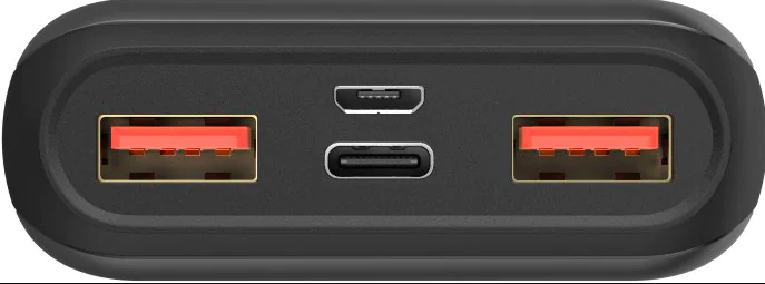 (20000mAh) Power Pack Dual USB / USB C Powerbank PD Ladegerät (00201663) - Schwarz