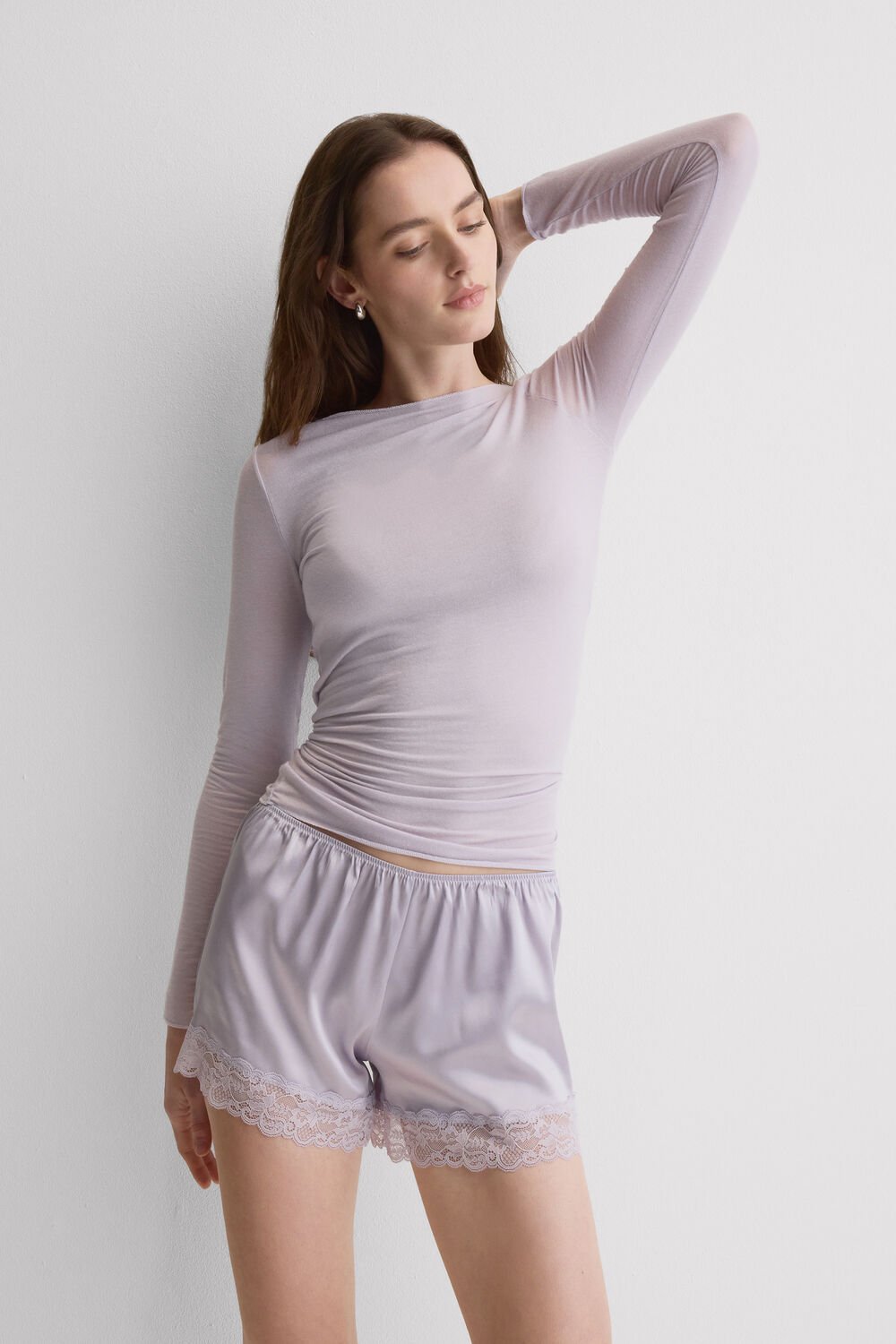 Blusa ultraleve de cashmere com decote canoa