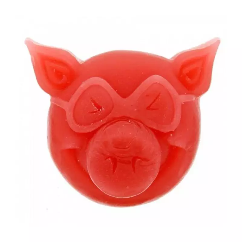 Wax Skateboard PIG Wax Head Red