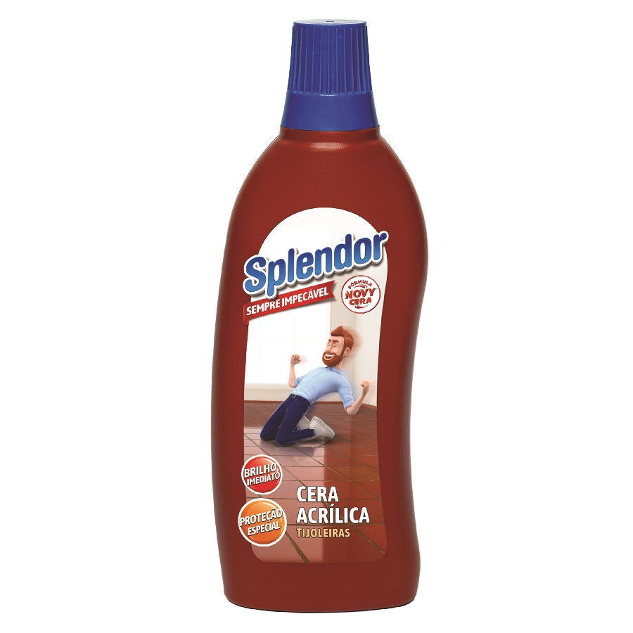 CERA SPLENDOR ACRÍLICA ENCARNADA 500ML