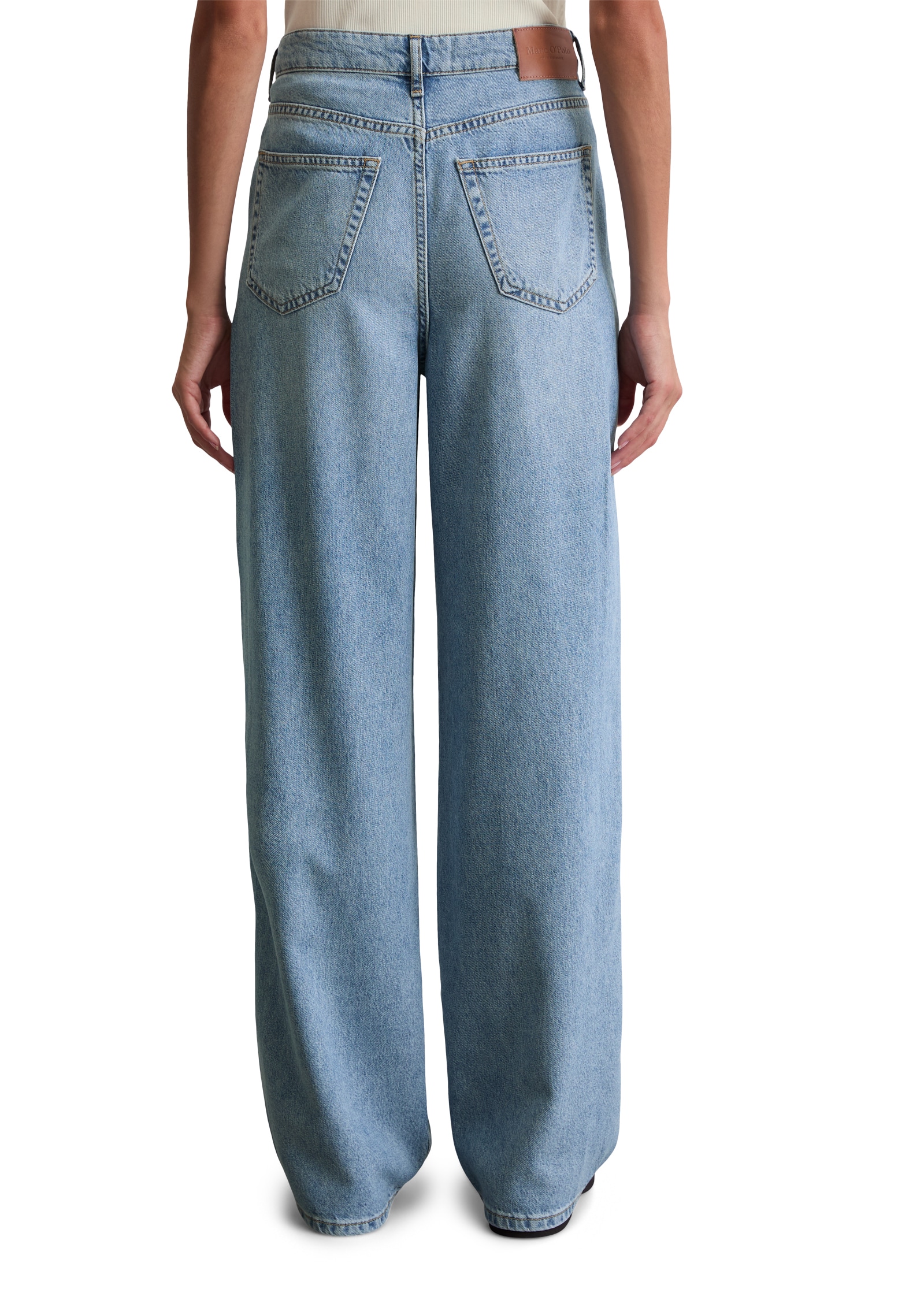 Marc O'Polo Weite Jeans High waist, Wide Fit, used washed
