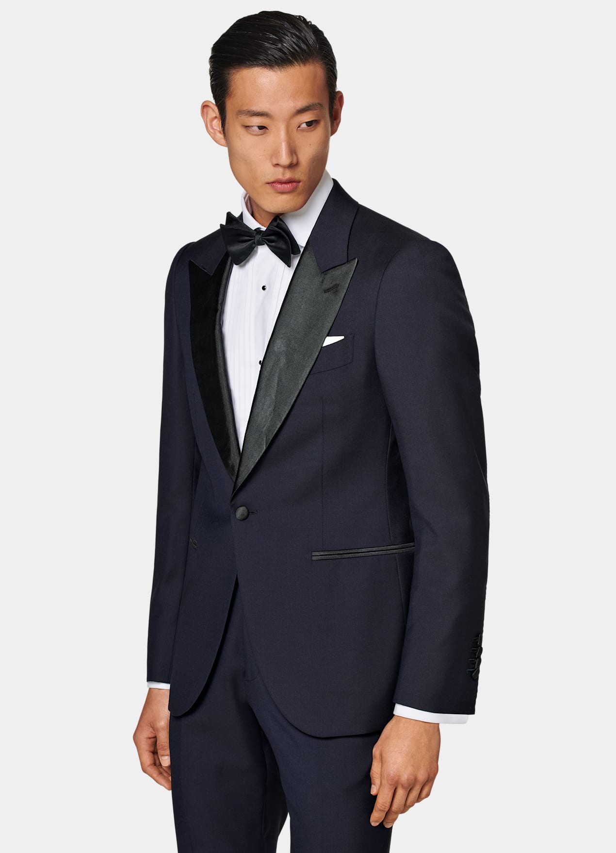 Veste de smoking Lazio coupe Tailored bleu marine