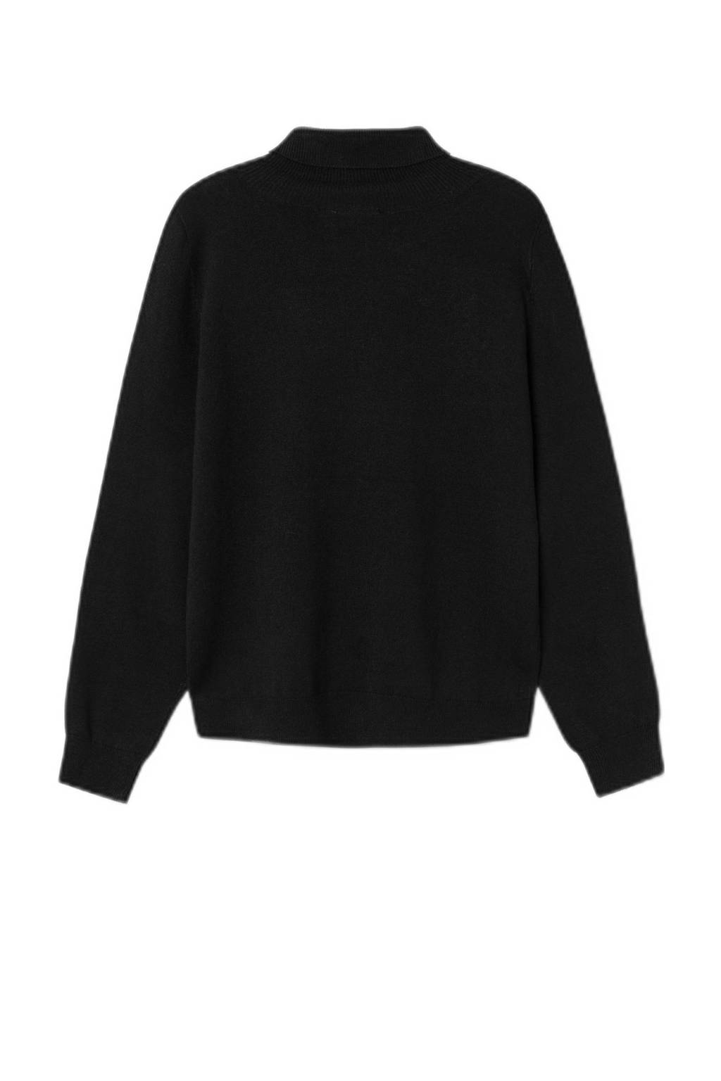 NAME IT sweater NKMROMIL zwart