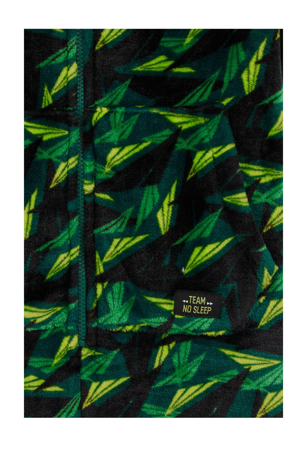 WE Fashion Onesie all over print donkergroen/groen/limegroen