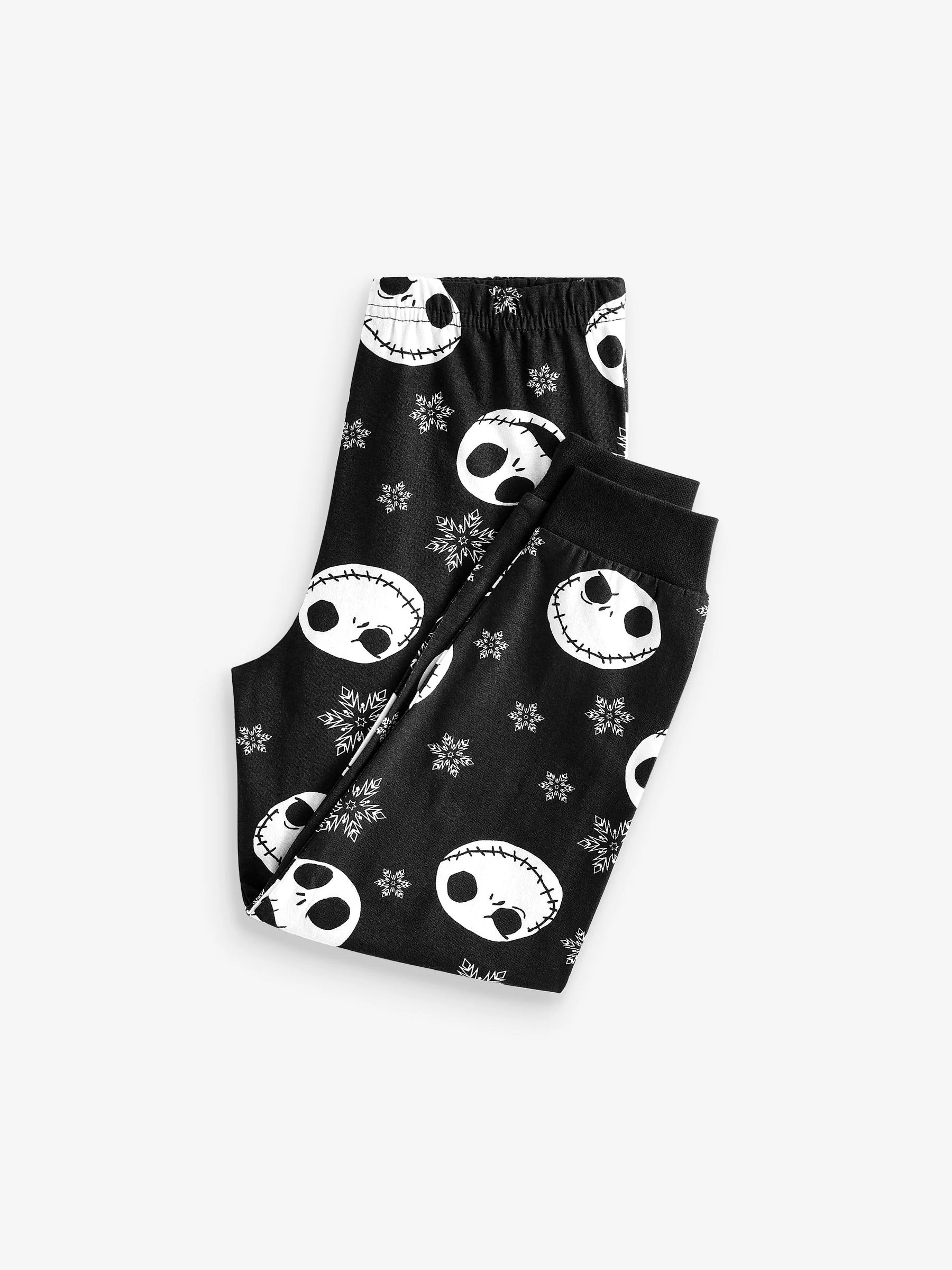 Zwart - Vanilla Underground Disney The Nightmare Before Christmas kinderpyjama met lange mouwen en lange pijpen van 100% katoen