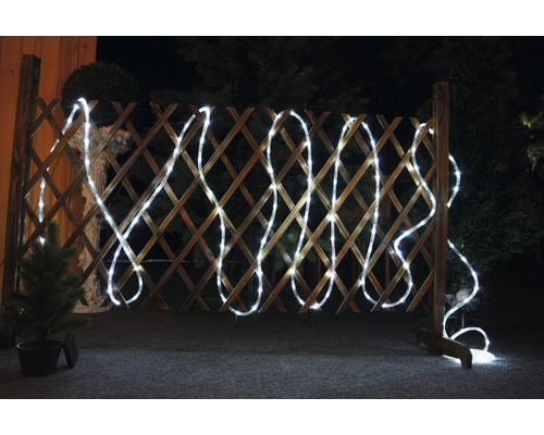 Lafiora lichtbuis 8 m + 10 m aansluitkabel 240 LED's lichtkleur neutraal wit incl. timer en dimmer