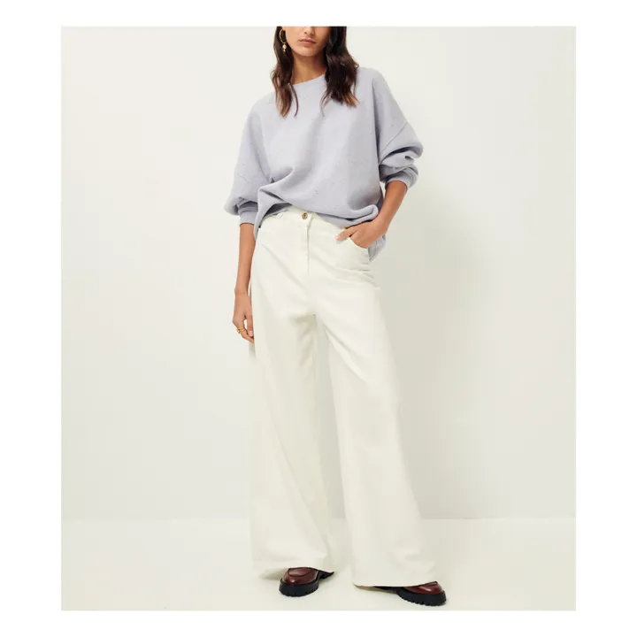 Sessùn Sweat Oversize Chebbi | Violet chiné