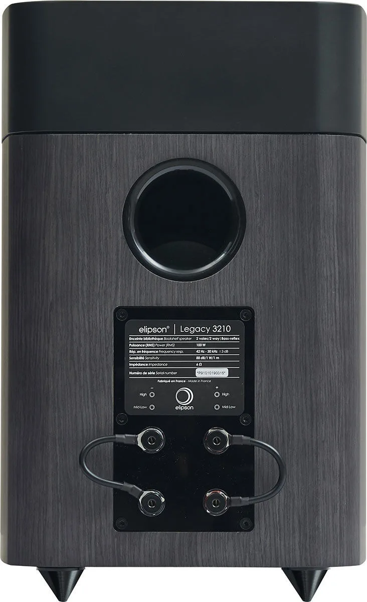 Elipson Legacy 3210 Chêne anthracite (la paire) Enceintes bibliothèque