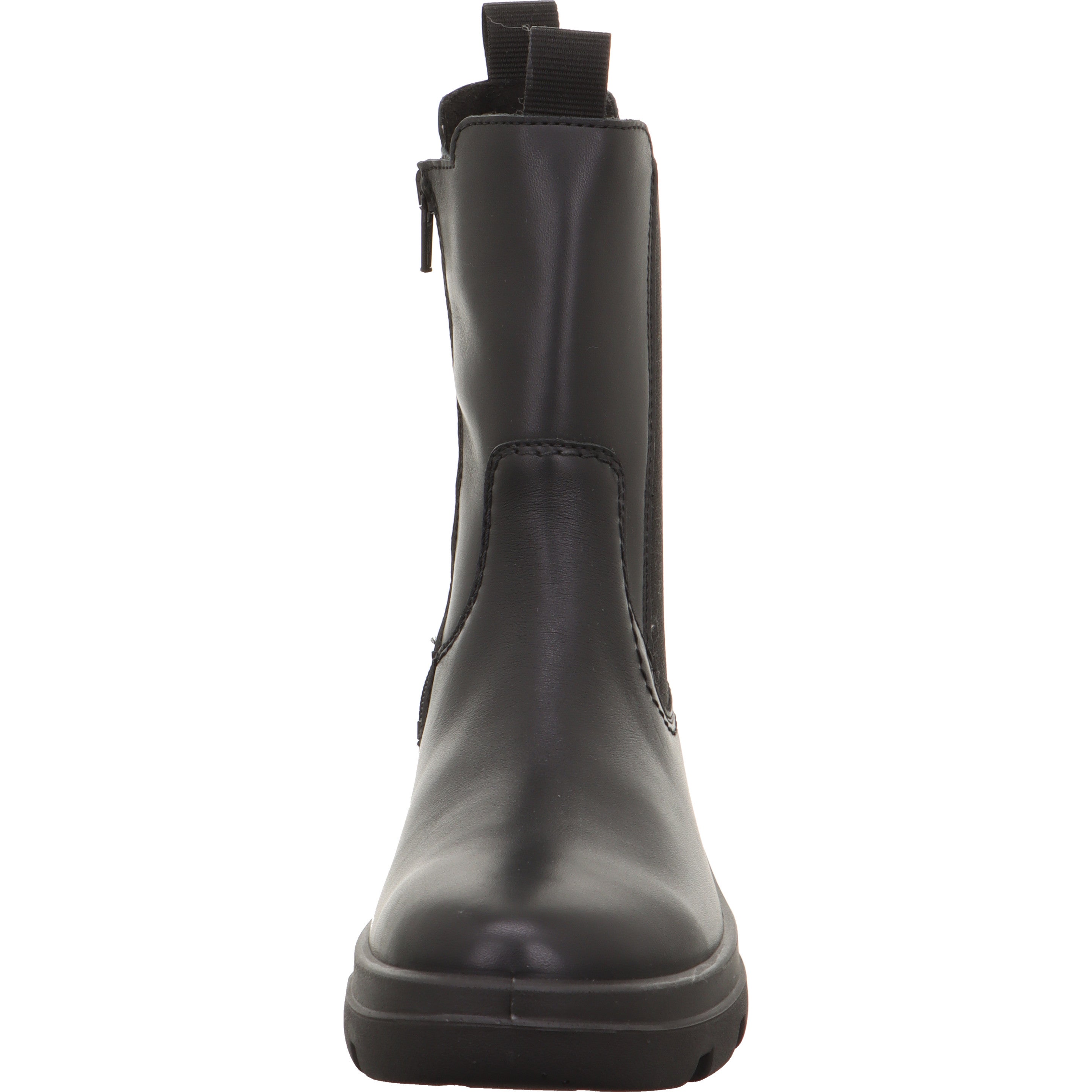 legero ANGELINA Damen  Chelsea Boots mit Reißverschluss - Farbe: Schwarz - Größe: 7.5