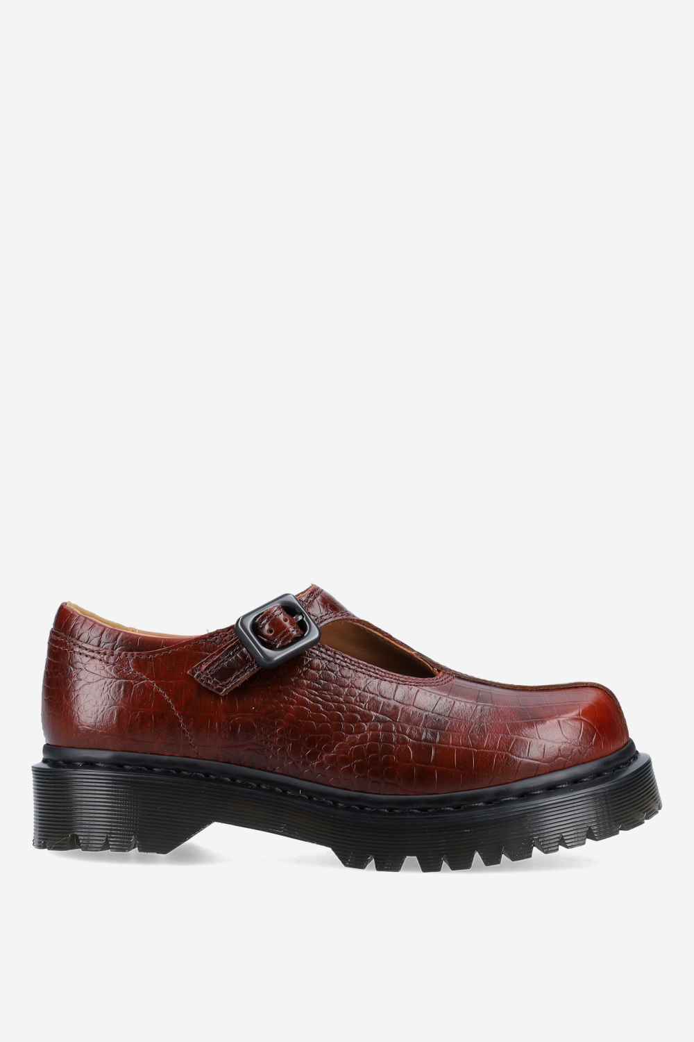 Rejena croco leather loafers