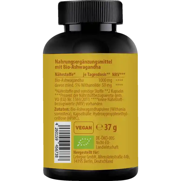 Bio Ashwagandha Kapseln