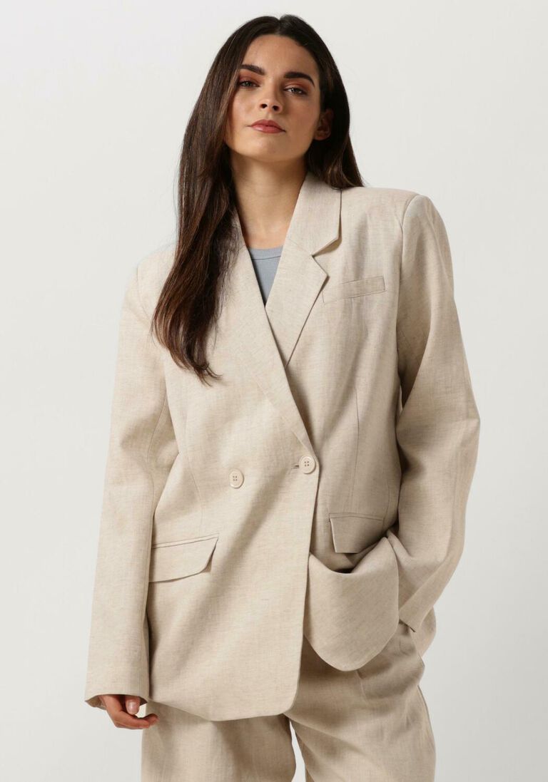 GESTUZ zand gestuz blazer lizagz linen blazer