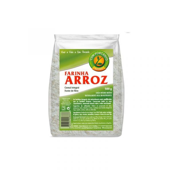 Cem Porcento Farinha de Arroz 500g