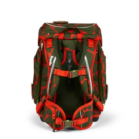 ergobag CUBO Schulrucksack-Set FeuerspeiBär LUMI Edition, 5-teilig