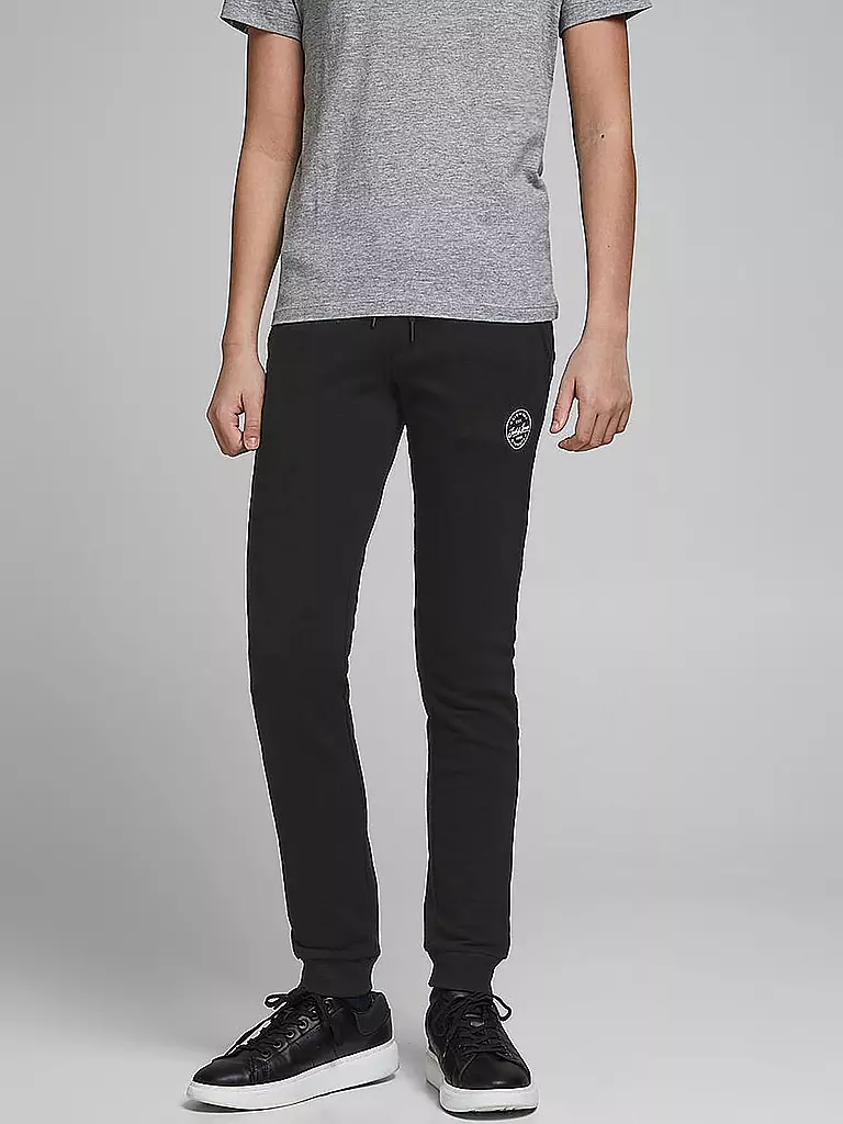 JACK & JONES Jungen Jogginghose JJIGORDON schwarz