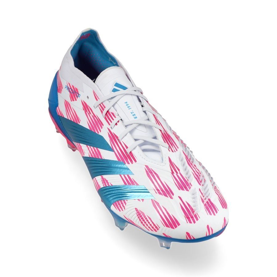 adidas Predator Elite FG Reemergence - Blanc/Bleu/Rose