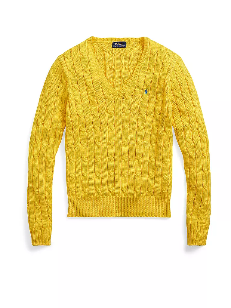 POLO RALPH LAUREN Pullover Slim Fit KIMBERLY gelb