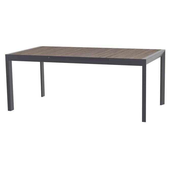 Table de jardin EVASION Seigle / Graphite