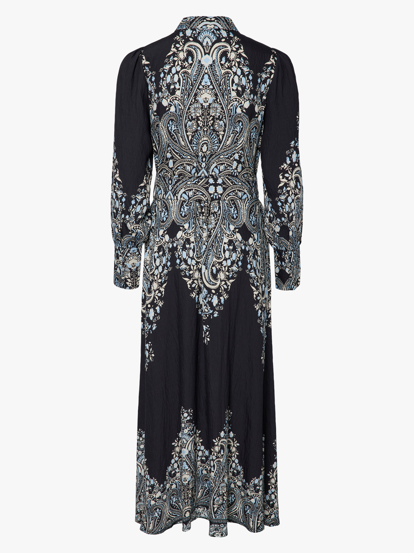 Birma Long Sleeve Long Shirt Dress