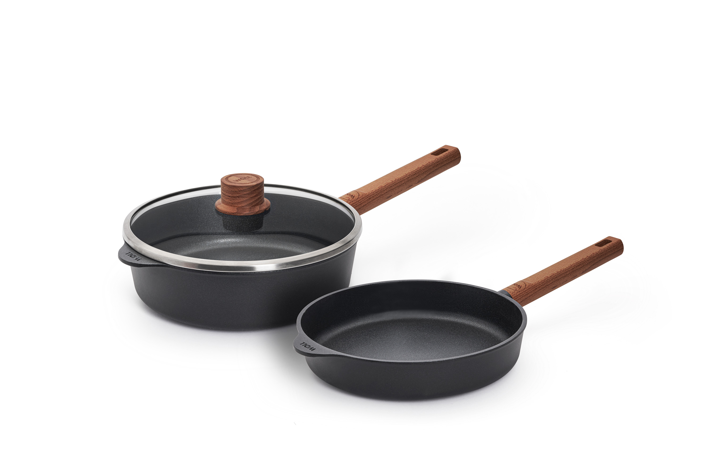 Eco Logic QXR Pfannen-Set mit Deckel, 3-tlg., Ø 24cm - Herdart: Alle Herdarten inkl. Induktion