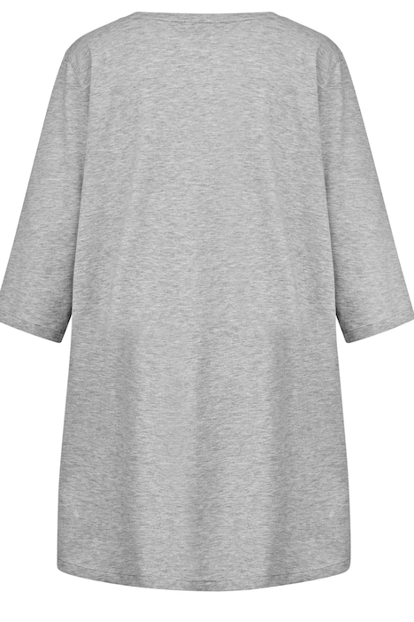 T-Shirt, oversized, Xmas-Bär, Rundhals, 3/4-Ärmel