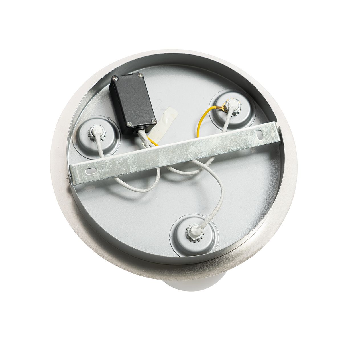Moderne badkamer plafondlamp staal 3-lichts - Cederic
