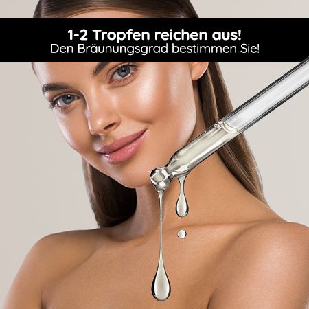 RAU Cosmetics Self Tanner Face Serum - natürlicher Selbstbräuner mit Pipette