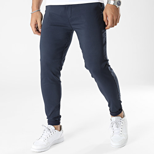 Pantalon Chino Bleu Marine