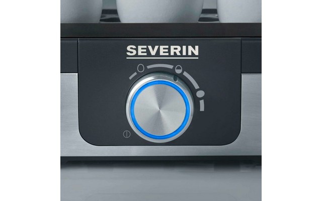 Severin EK 3163 Eierkocher mit Kochzeitüberwachung 270 W silber