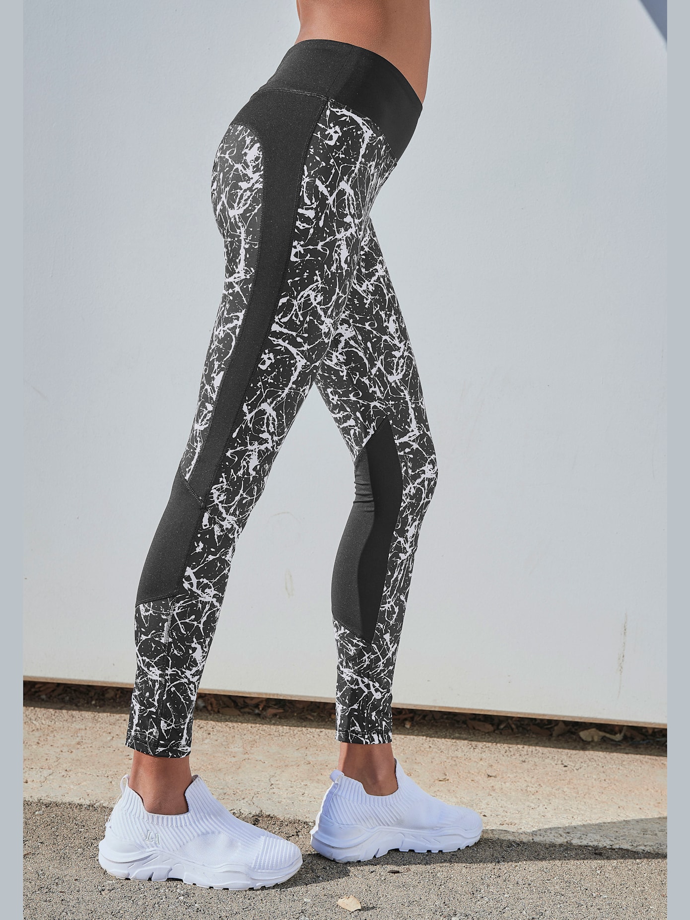 Legging sport très élastiques avec motif moucheté