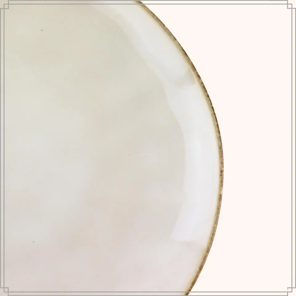 OTIX Ontbijtborden Bordenset 6 Persoons Beige 21cm Keramiek