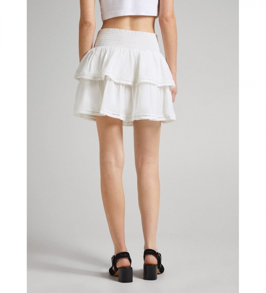 Saia Fiore da Pepe Jeans, branca