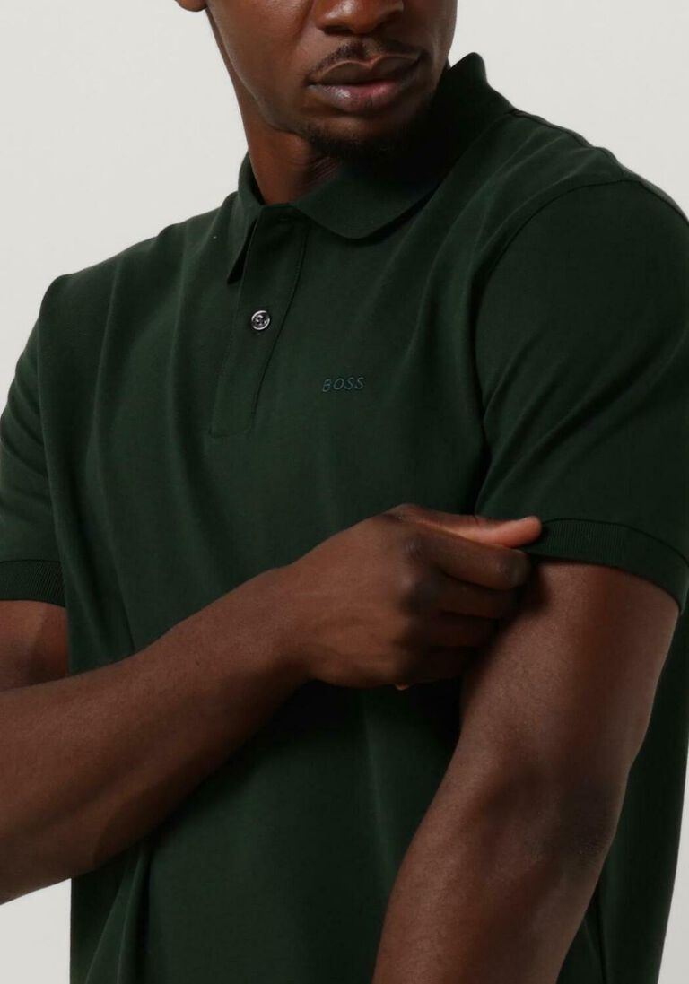 BOSS groene boss polo pallas