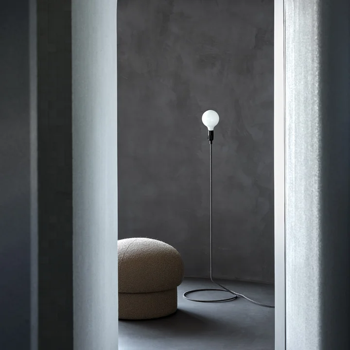 Design House Stockholm - Uno Pouf, Ø 50 cm, grün