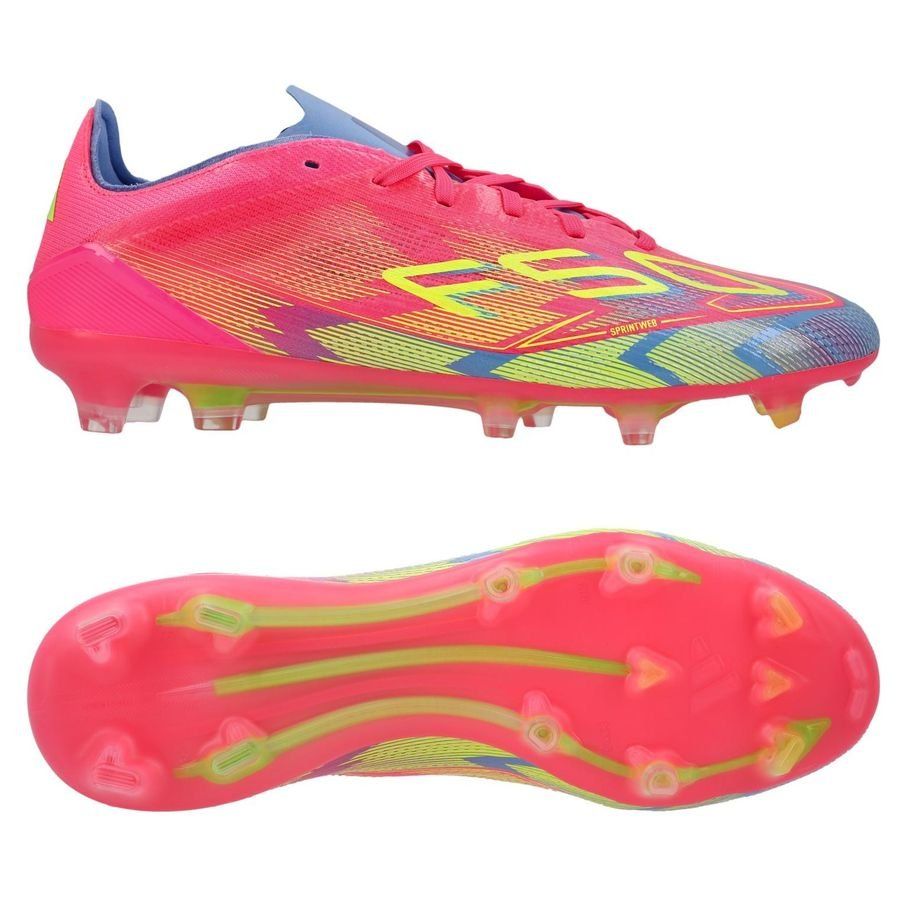 adidas F50 Pro FG Mystic Victory - Lucid Pink/Lucid Lemon/Blue Fusion