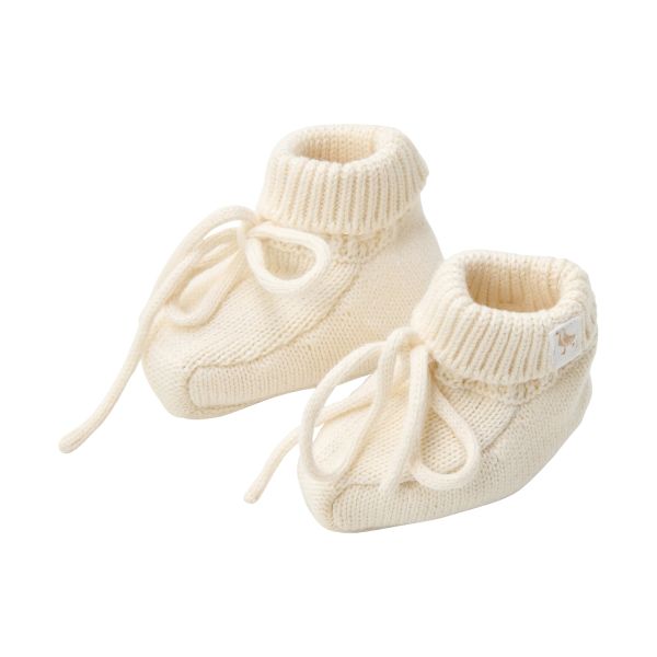 Little Dutch Gebreide Slofjes - Off White