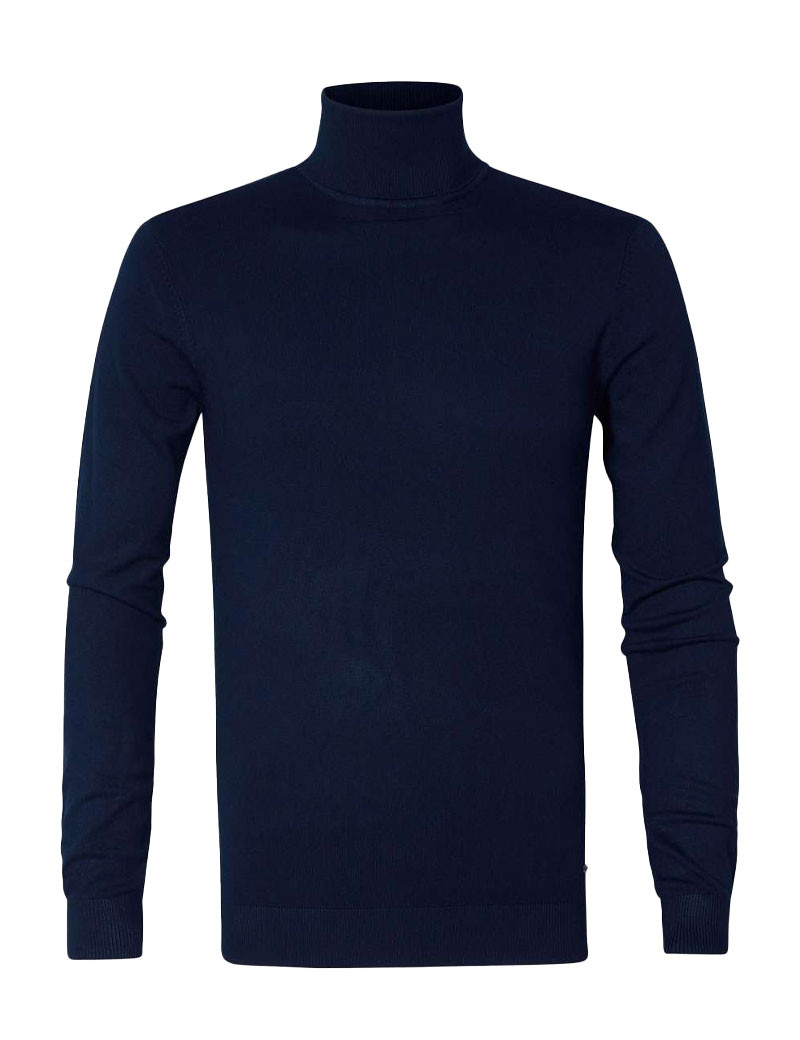 PETROL IND PULL COL ROULÉ HOMME BLEU MARINE