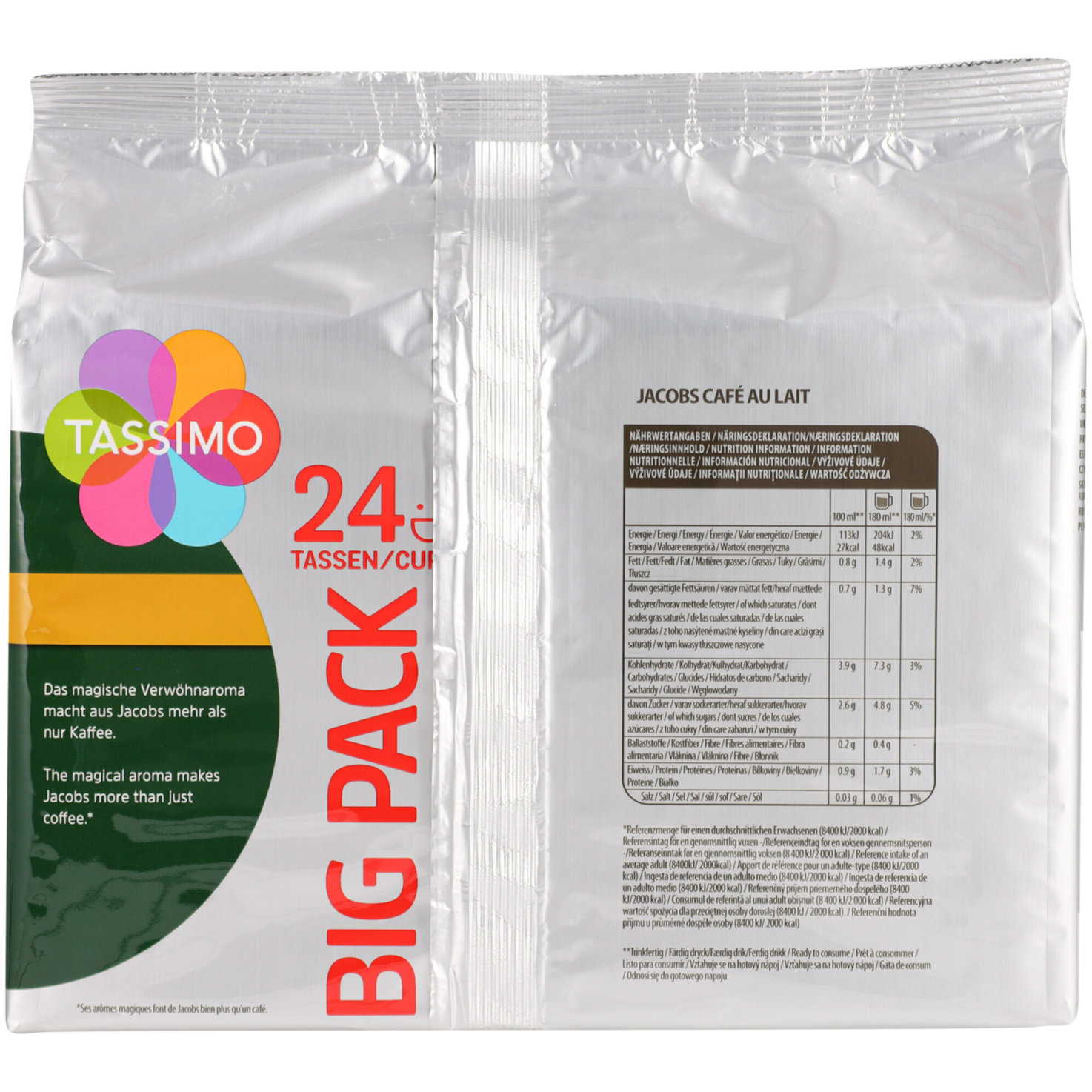 Tassimo Jacobs Caffè au lait 24 Caps
