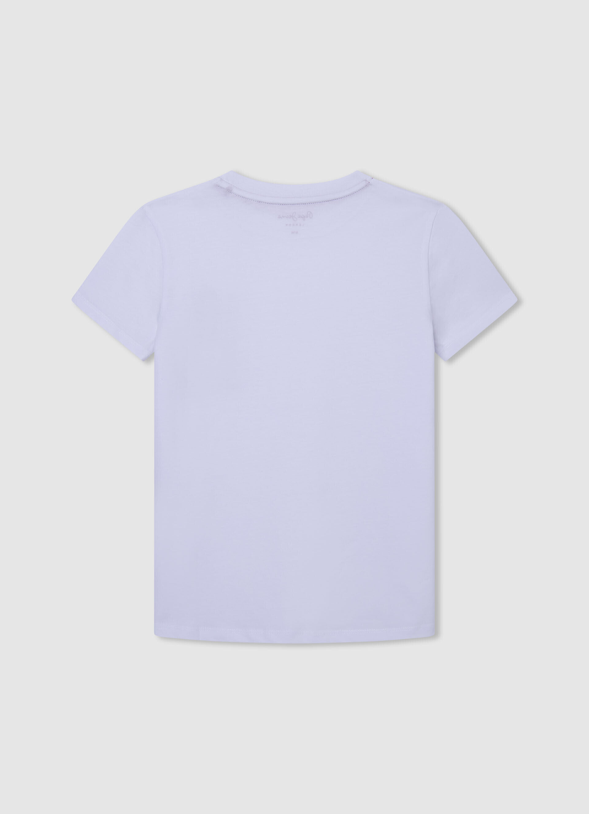CABINE TELEFÔNICA DE CAMISETA DE ALGODÃO - branca