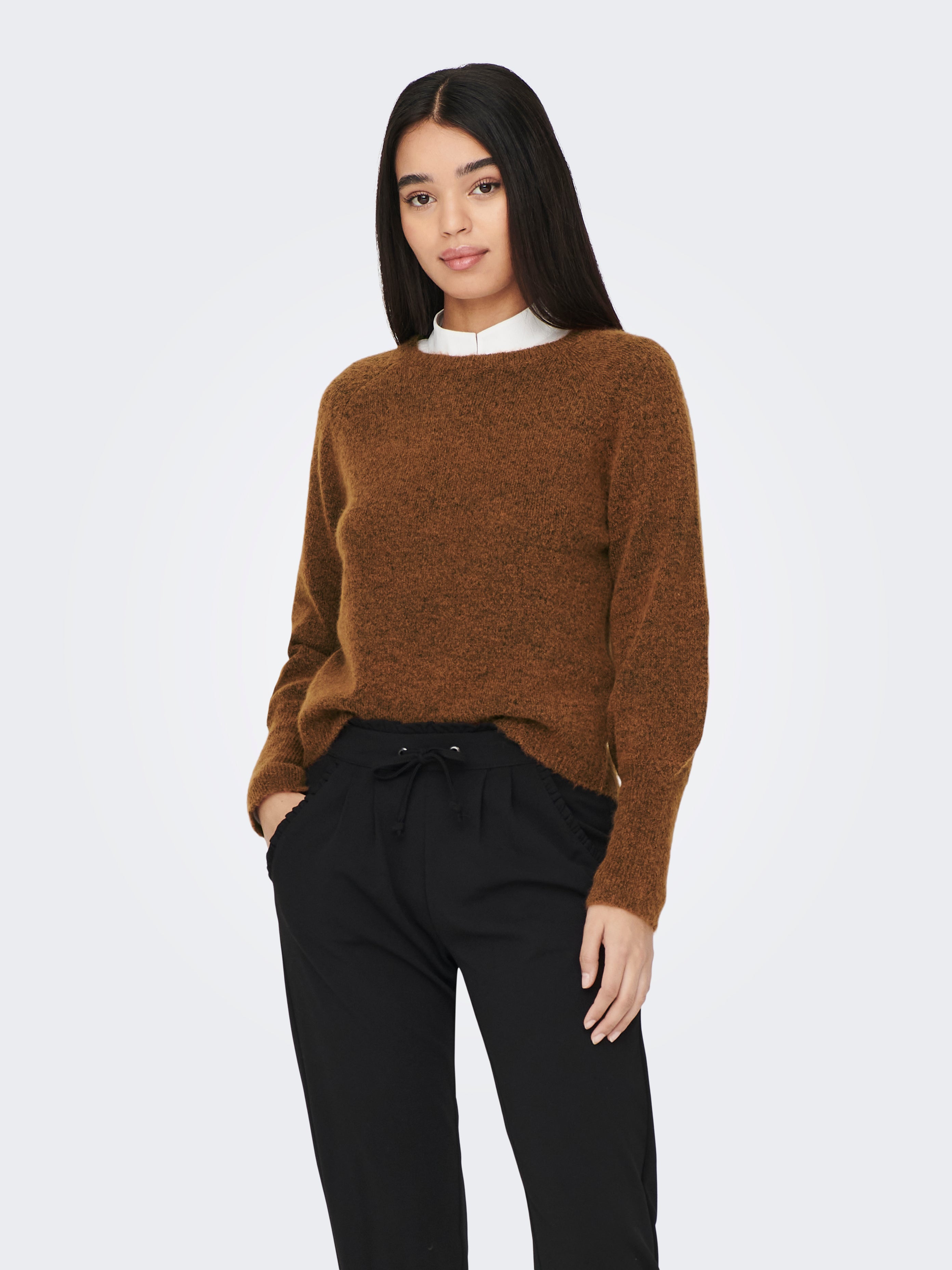 JDYINGE Strickpullover Argan Oil